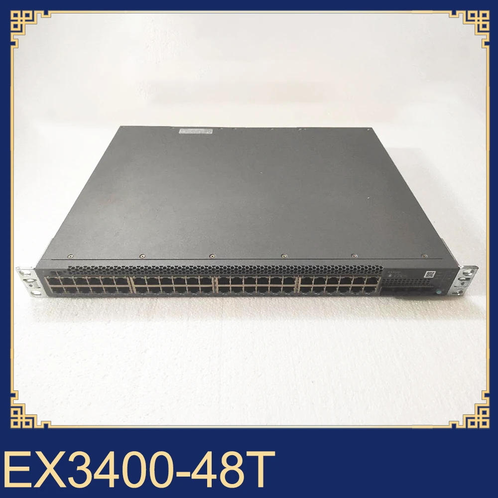 For Juniper 48-port Gigabit 4-port Sfp+ 10Gigabit 2-port 40G Switch EX3400-48T