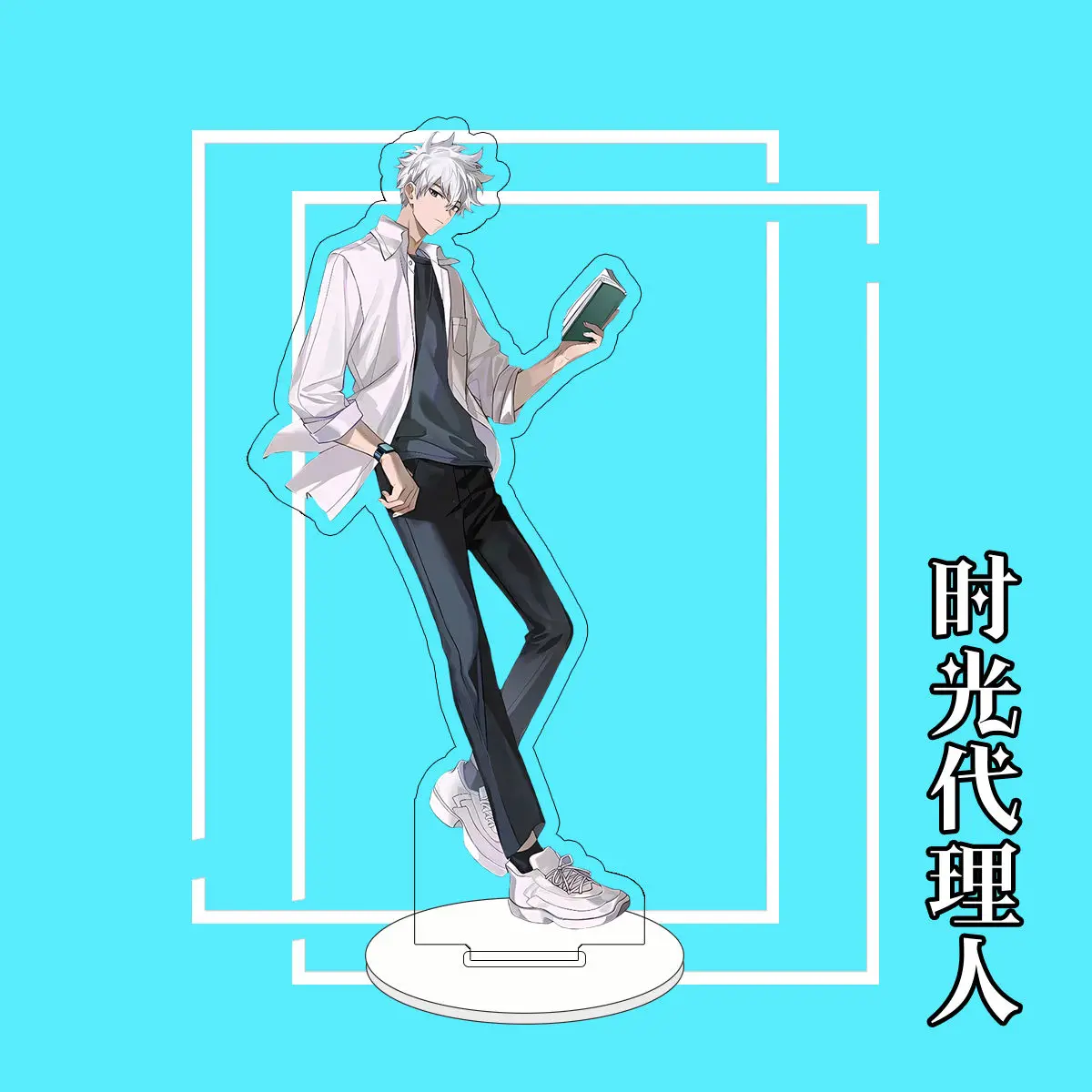 أنيمي لينك انقر الاكريليك حامل نموذج تشارلز لوكاس تشياو لينغ جو تأثيري زخارف مكتب نموذج لوحة الدعائم الحلي هدية الكريسماس