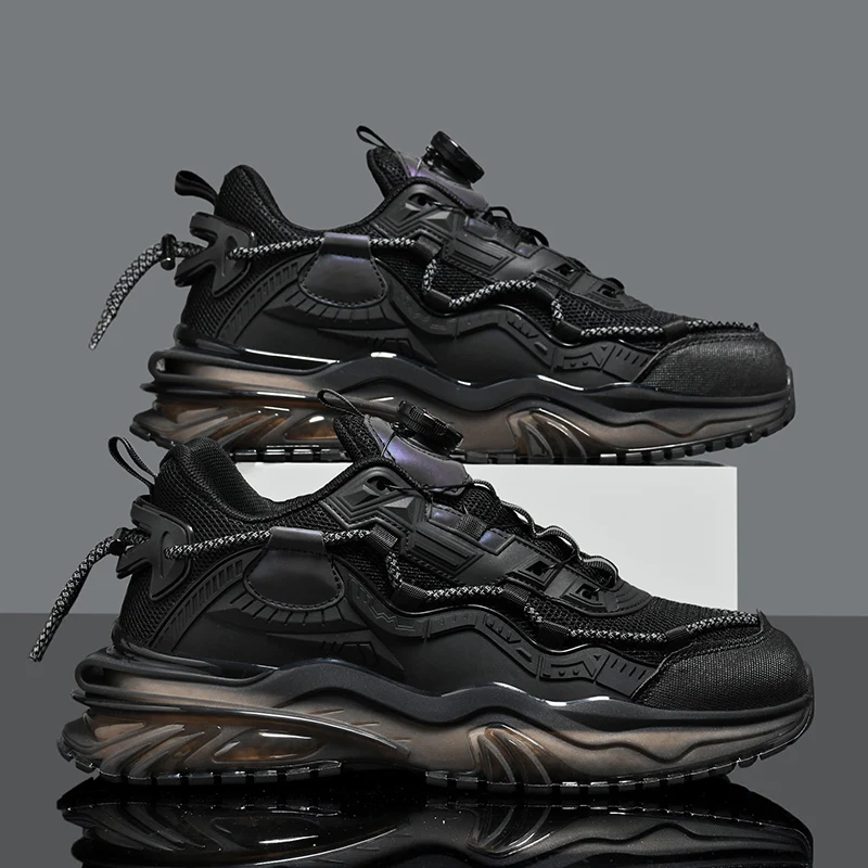 

men's sports shoes four season new comfortable fashion versatile thick soled outdoor wear-resistant breathable leisure sneakers