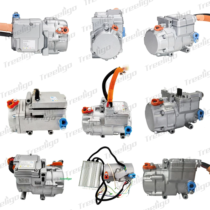 Kompresor AC Listrik 12V-540V DC Untuk Mobil RV Bus Van Truk