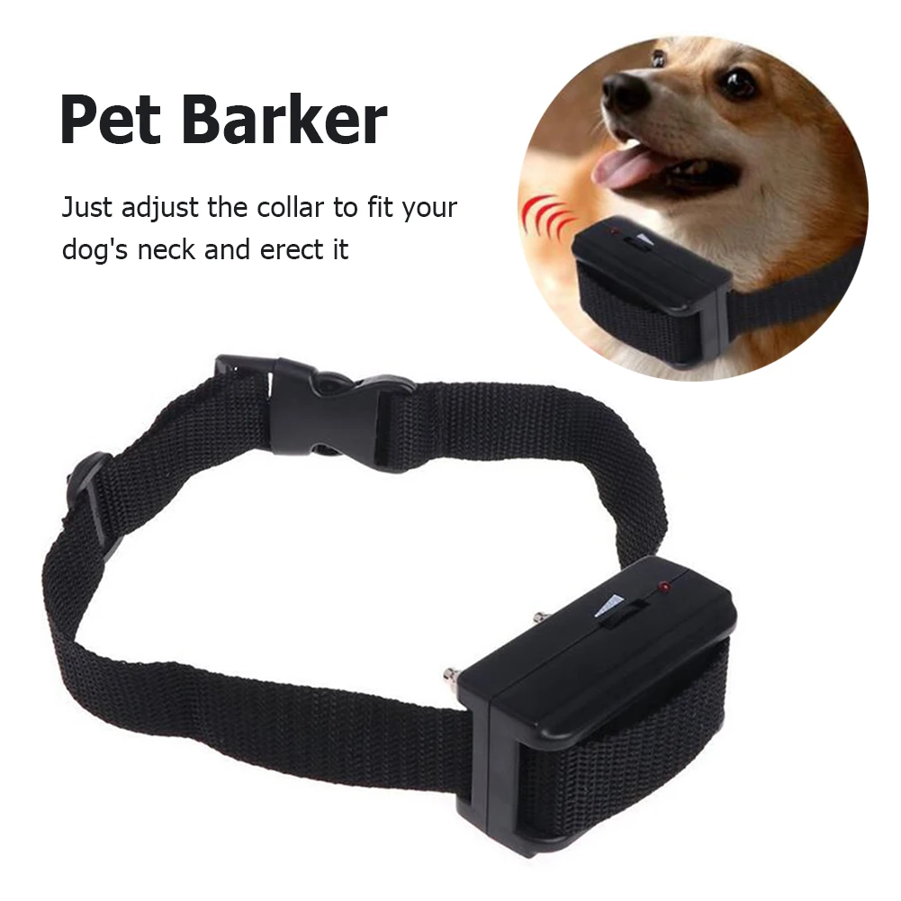 Dog Bark Collar Rechargeable Smart Barking Collar Bark Shock Collar Stop Barking Control Devices for Large Medium Dogs