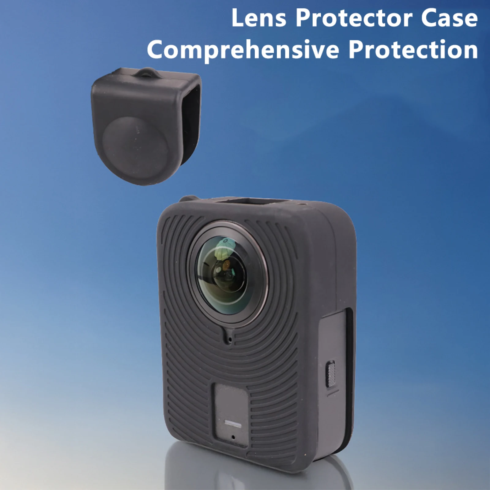 حافظة من السيليكون لهاتف Dji Osmo 360 حافظة واقية ناعمة للبطارية ملحقات كاميرا الحركة المفتوحة المقاومة للاهتراء