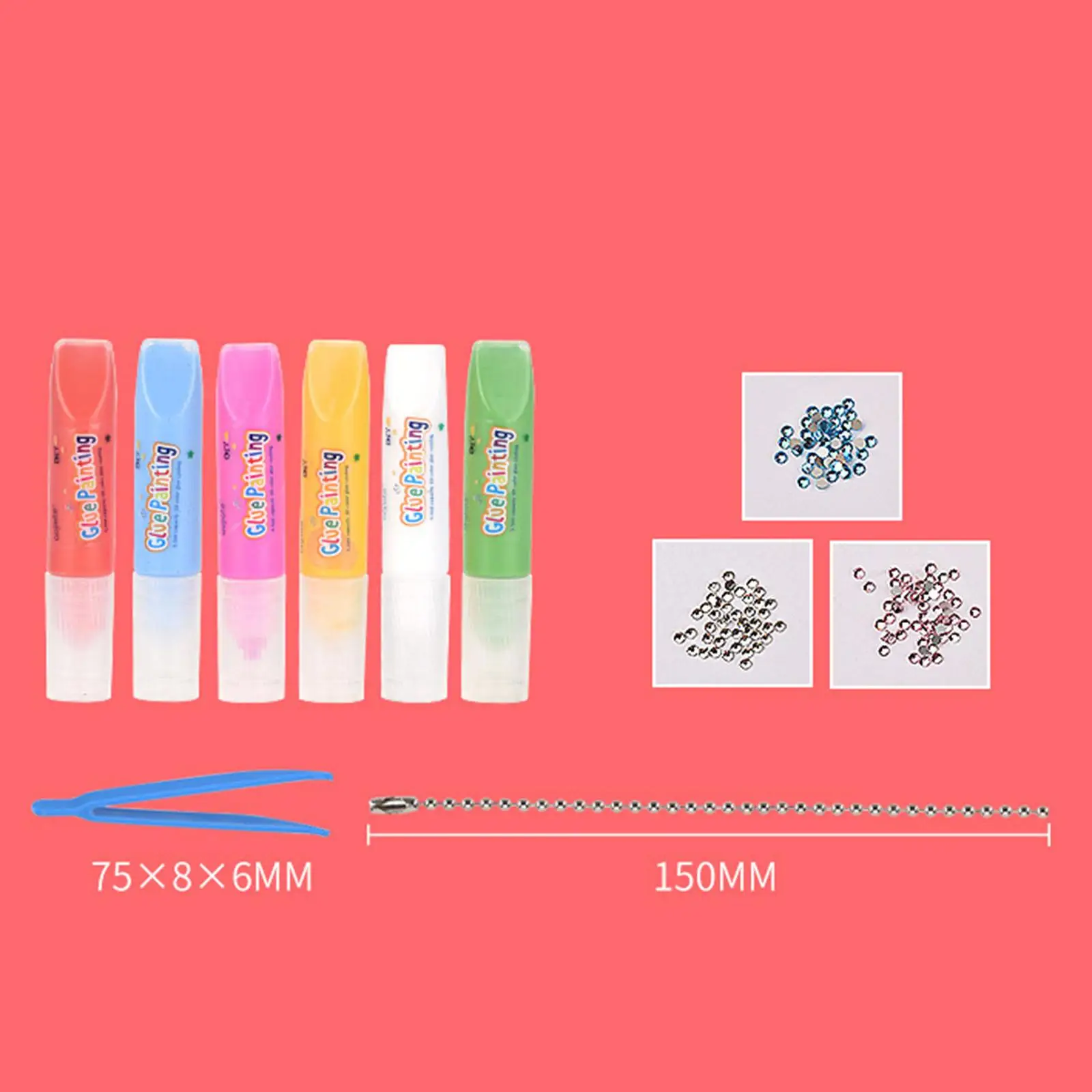 Diy pintura de cristal artes e artesanato pintura de cristal desenho brinquedos para crianças meninos meninas crianças fontes de festa ano novo