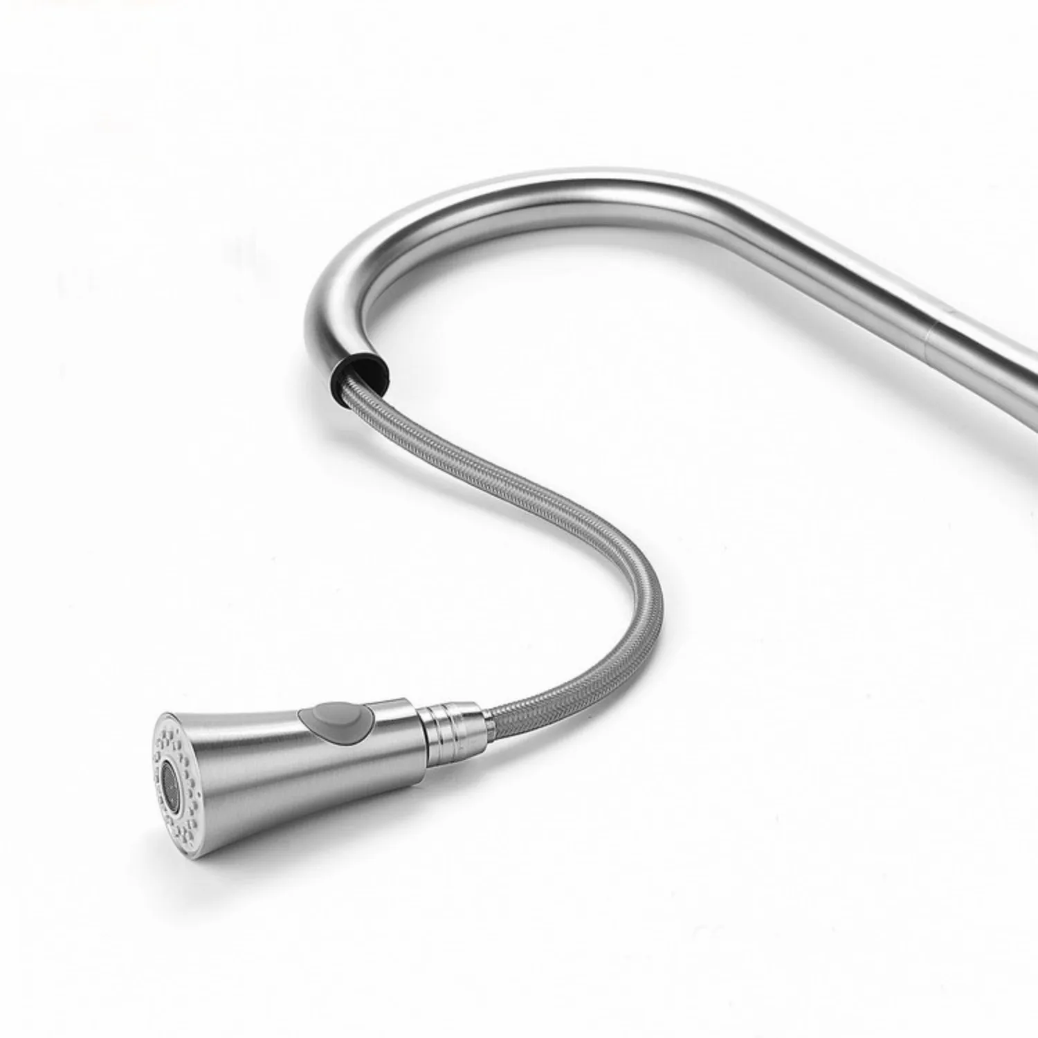 Faucet accessories pull head hot and cold dual-mode shower nozzle kitchen dish basin faucet can pull small shower.