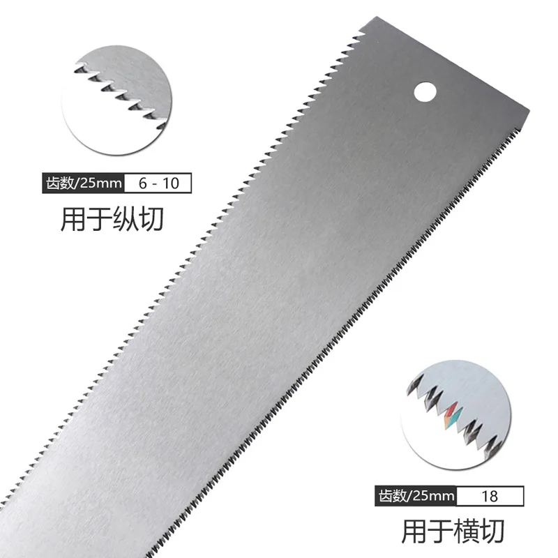 Authentic Japanese SK5 Double-sided Saw with Soaring Crane Handle and Quick Cutting Performance for Efficient Woodworking Tools