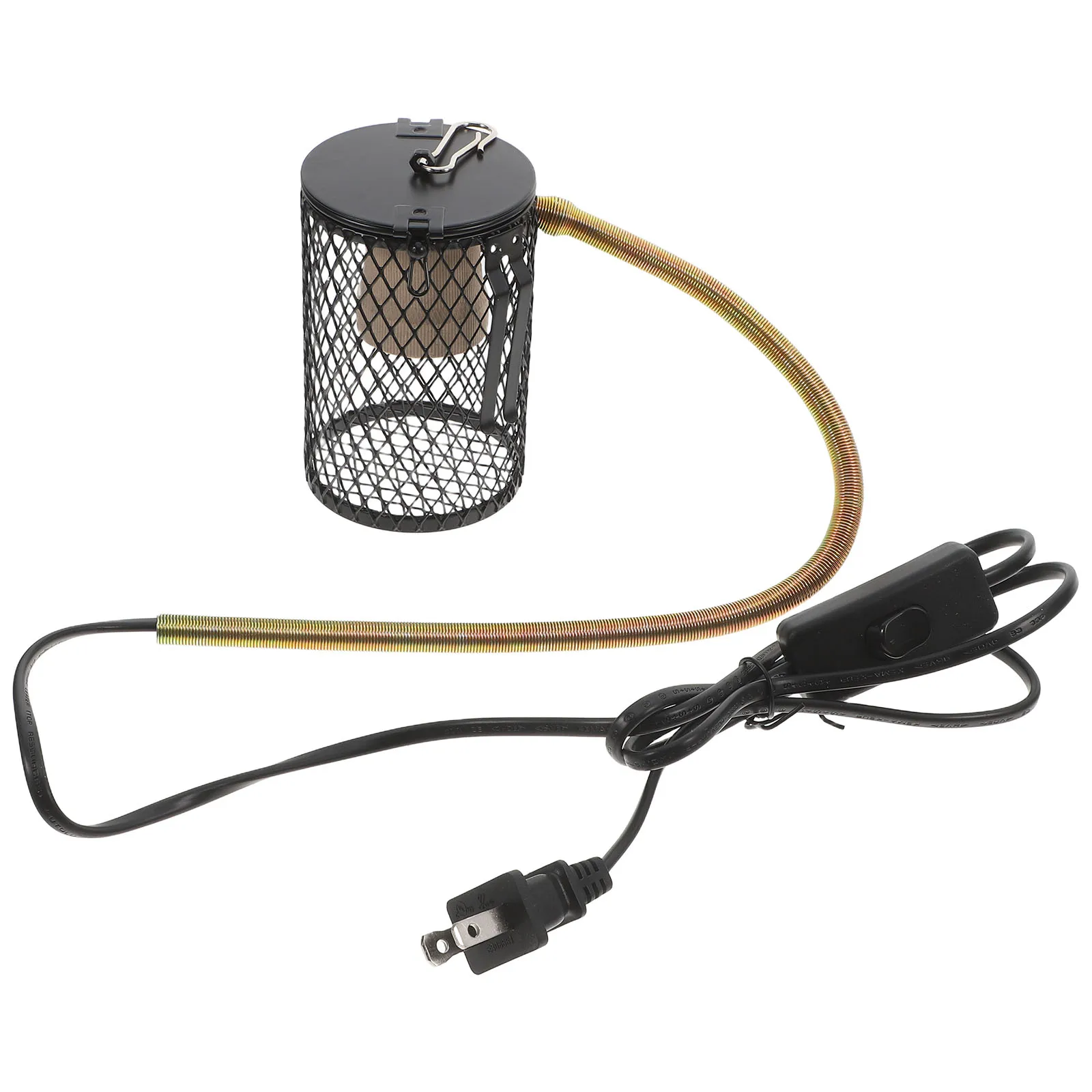 

Reptile Thermal Bird Cage Pet Safety Guard Crab Pet Safety Tank Heat Shade Light Cage Frog Heat Lamp Guard Lamp Holder