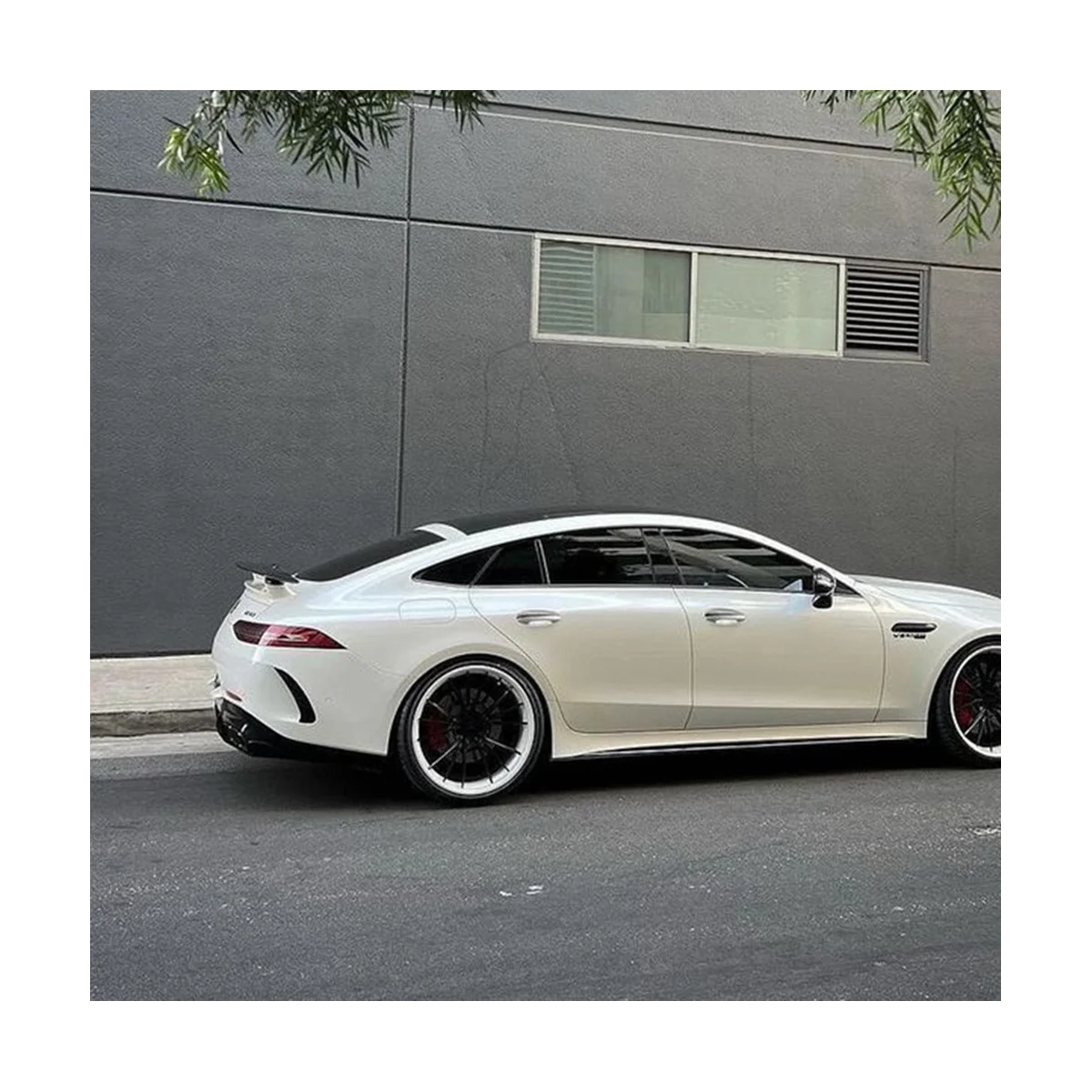 자동차 리어 범퍼 스포일러 에어 벤트 커버, 사이드 카나드, 메르세데스 벤츠 AMG GT GT50 GT63 X290 세단용