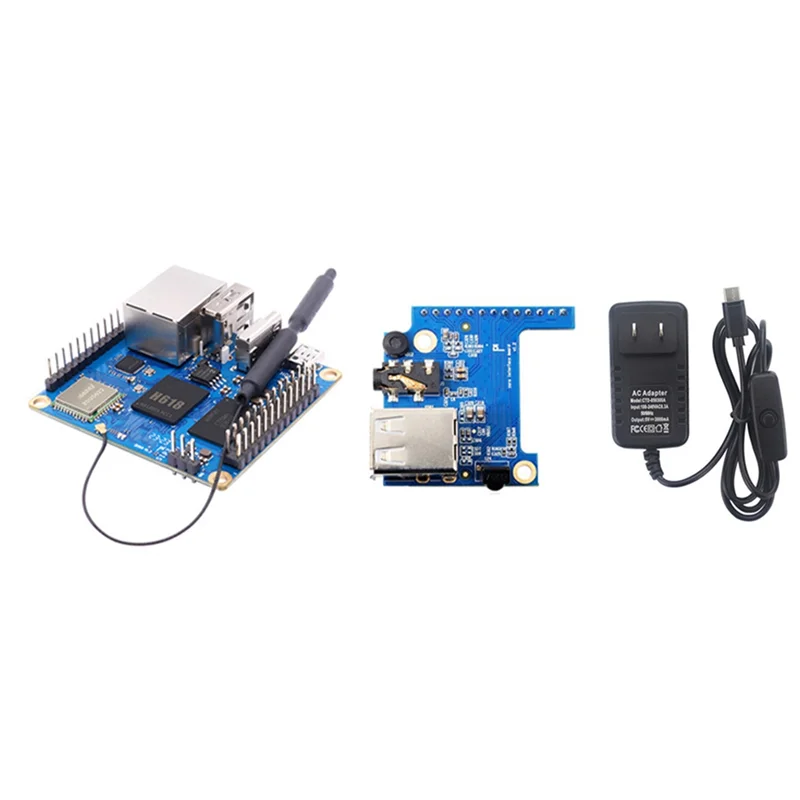 

For Orange Pi Zero 3 Development Board 1.5GB Package RAM H618 WiFi5+BT5.0 Gigabit LAN for Android 12 Debian12 US Plug