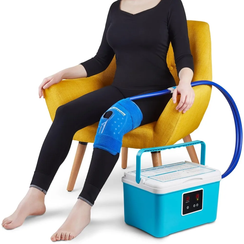 

Cold Therapy Machine — Cryotherapy Freeze Kit System for Post-Surgery Care, ACL, MCL, Swelling, Sprains, and Other Injuries