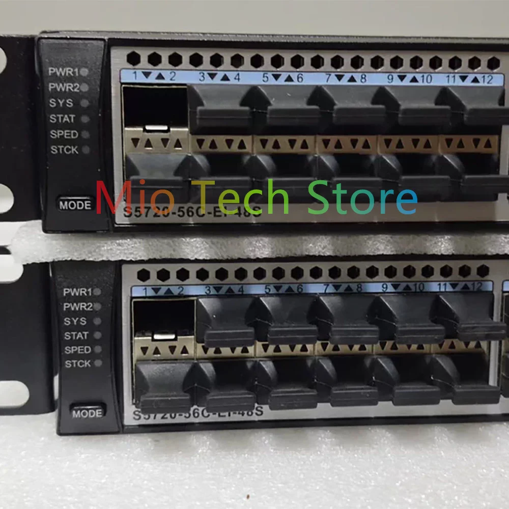 1PCS 48 Gigabit SFP optical ports and 4 10 Gigabit optical ports switch S5720-56C-EI-48S
