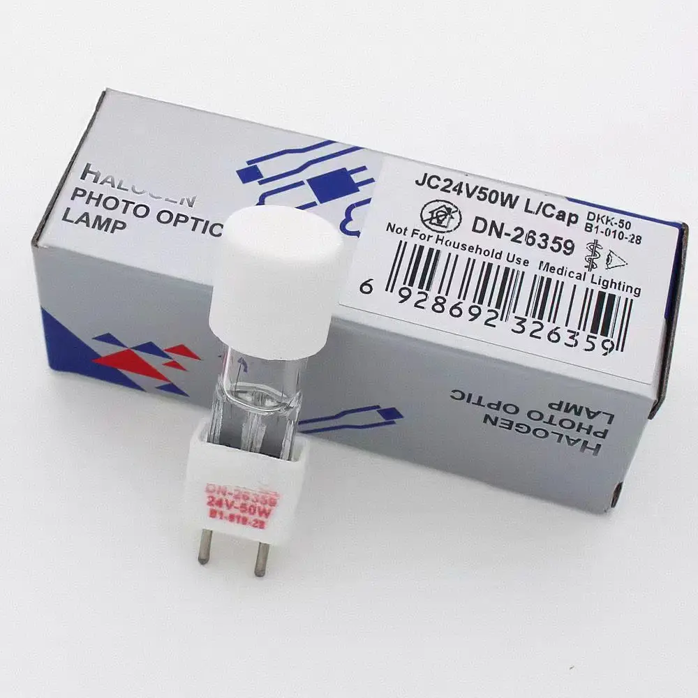 HoneyFly Shadowless التشغيل مصباح هالوجين DKK-50 G8 24 فولت 50 واط العلاج الطبي لمبة واضح الجراحية ضوء H24501 6702/1 B1-010-28
