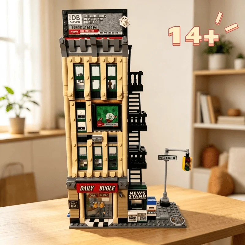 Creative DIY Assembly Building Blocks In Stock 2026 New 781PCS Hero Series The Daily Bugle Model Toys Home Decor Christmas Gifts