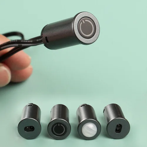 Imagen 1 del producto Interruptor con Sensor de puerta, movimiento táctil, ondeado manual, encendido-apagado, 12V-24V, detección de movimiento IR para armario, luz, lámpara para cajón de armario