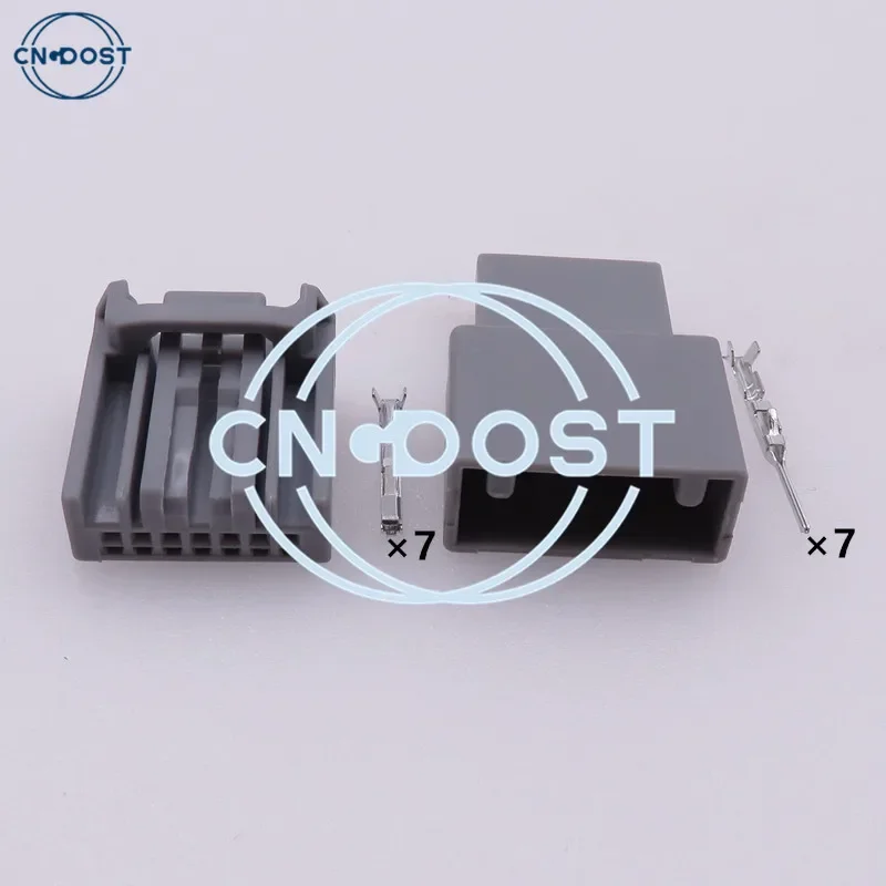1 Set 7 Pin MX34007PF1 MX34007SF1 Car Bluetooth Button Wire Plug AC Assembly Meter Control Cable Unsealed Socket For Honda