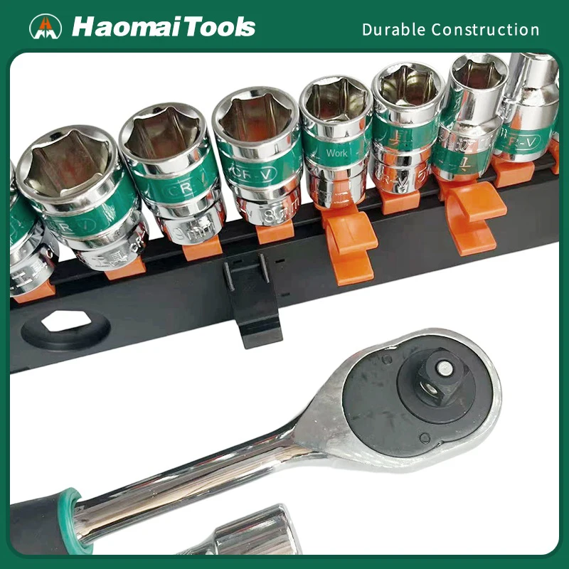 HaoMai Juego de bujes de marco de plástico de 12 piezas, kit combinado de serie de herramientas de cinturón verde