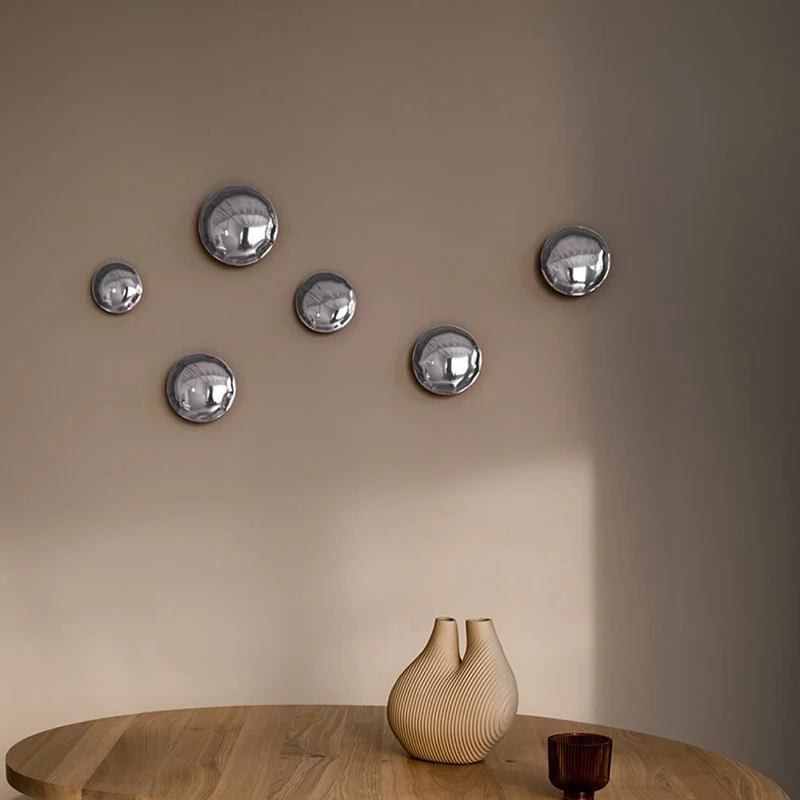 

Stainless Steel Round Wall Hook Corridor Hotel Lobby Corridor Clothes Hook Wall Hanging Items Art Hook Decoration