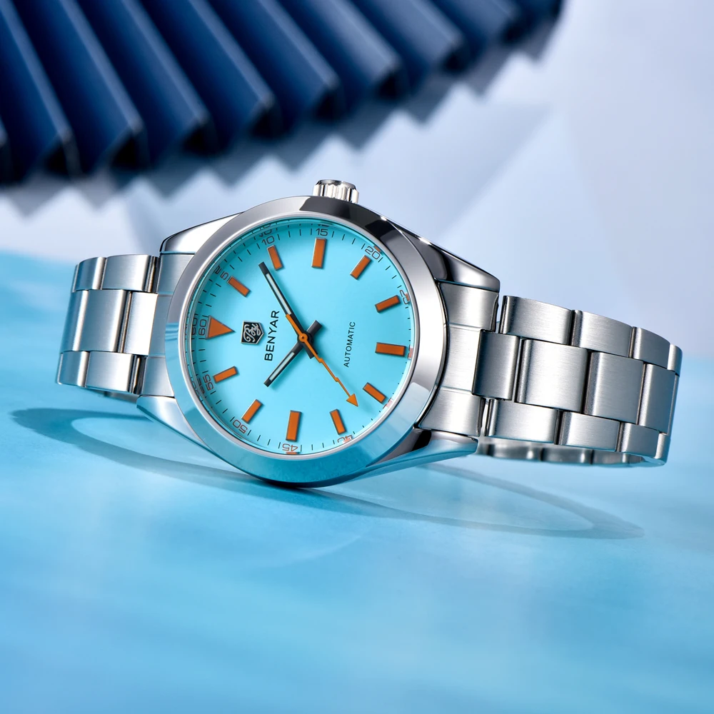 2025 ใหม่BENYARนาฬิกาผู้ชายLuxury Mechanicalนาฬิกาข้อมือนาฬิกาอัตโนมัติสําหรับMan Luminousนาฬิกากันน้ําผู้ชายของขวัญกล่อง
