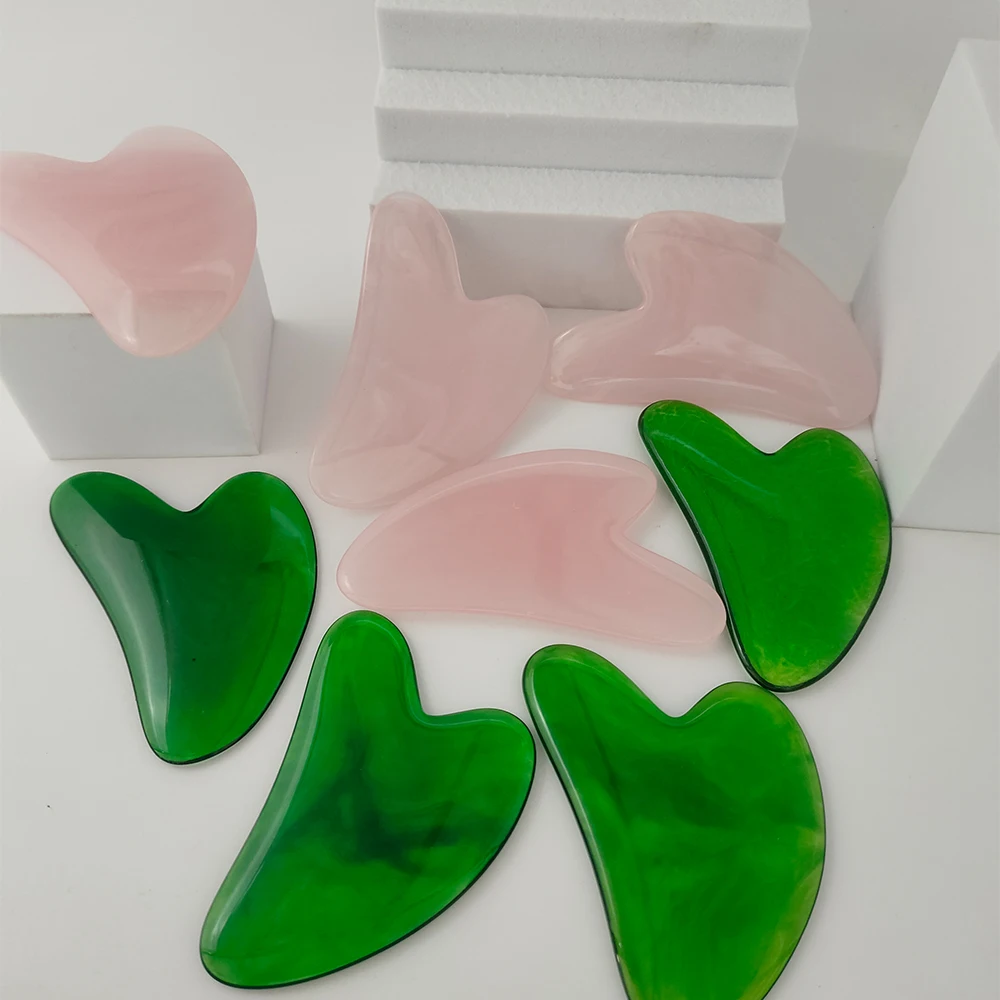 1 Stück Gua Sha Massage-Brett Gesichtspflege Guasha-Werkzeuge Gesichtsmassagegerät Schaber für Gesicht, Nacken, Rücken, Körper SPA Massage-Tool – Detail 12