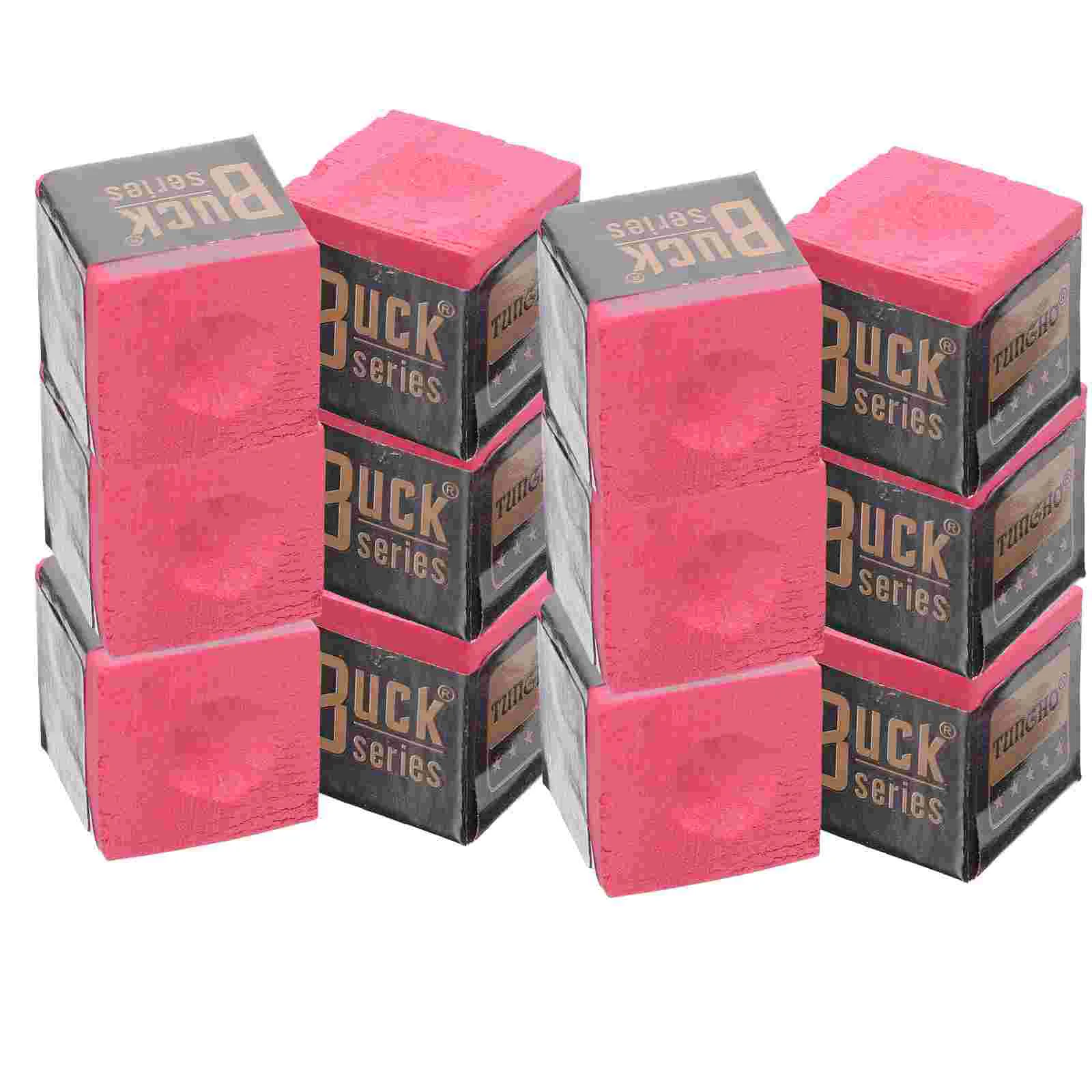 24 Pcs Powdered Pool Cue Chalk for Billiard Cubes Table Accessories Billiards Tables