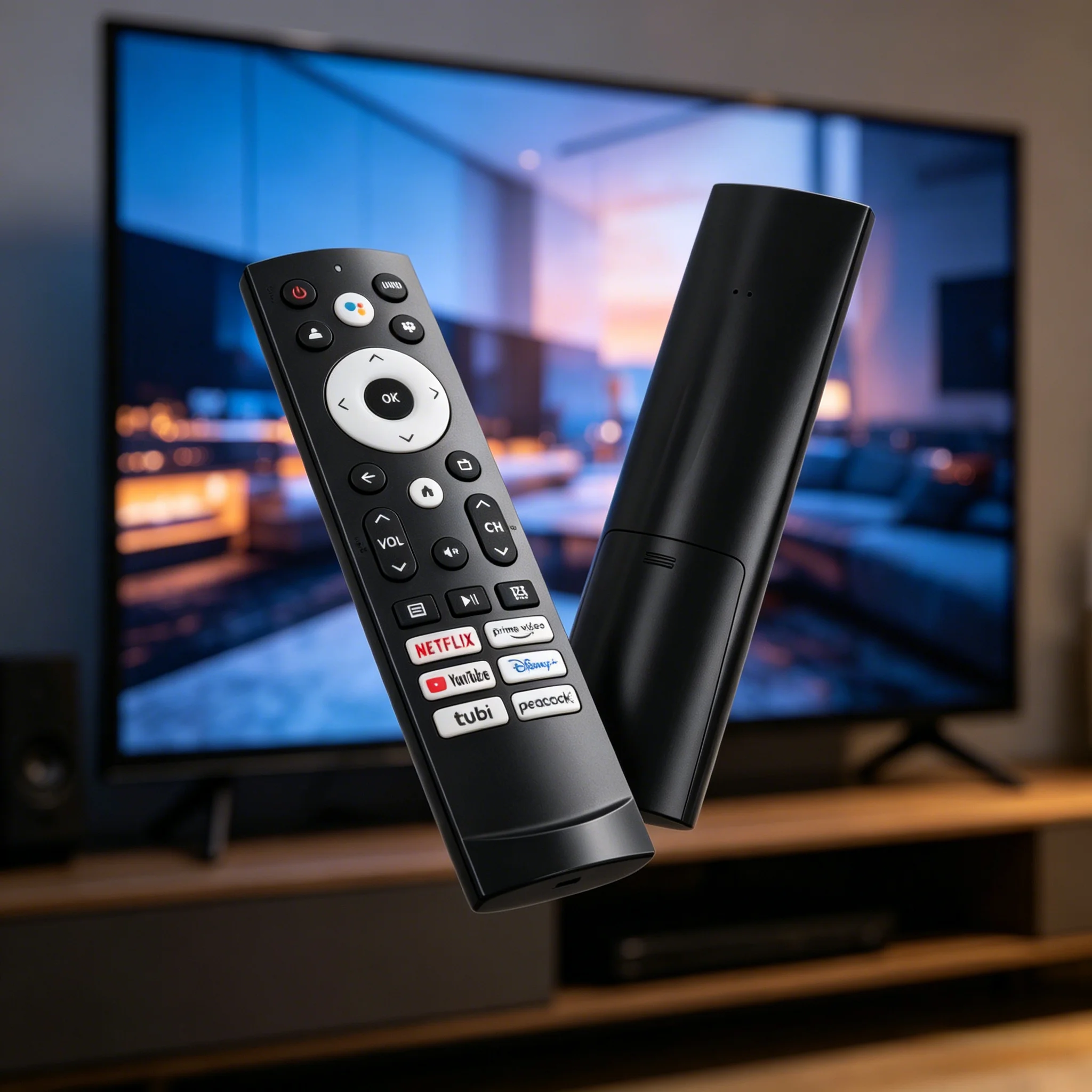 Zamiennik pilota głosowego ERF3M90H do telewizorów Hisense Google Android Vidaa 4K UHD ULED Smart TV — zdjęcie produktu 4
