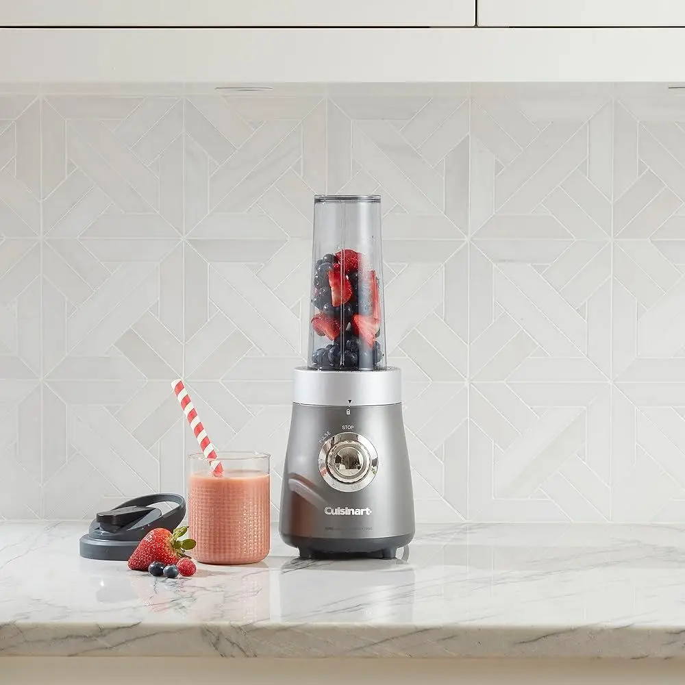 مجموعة عصارة خلاط مدمجة محمولة من الفولاذ المقاوم للصدأ متعددة الوظائف، أجهزة مطبخ شخصية سهلة التنظيف