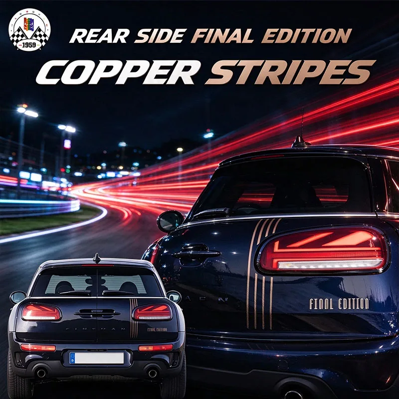 Car Side Hood Rear Stripe Decal For Mini Clubman F54 Final Edition Style Vinyl Livery Sticker