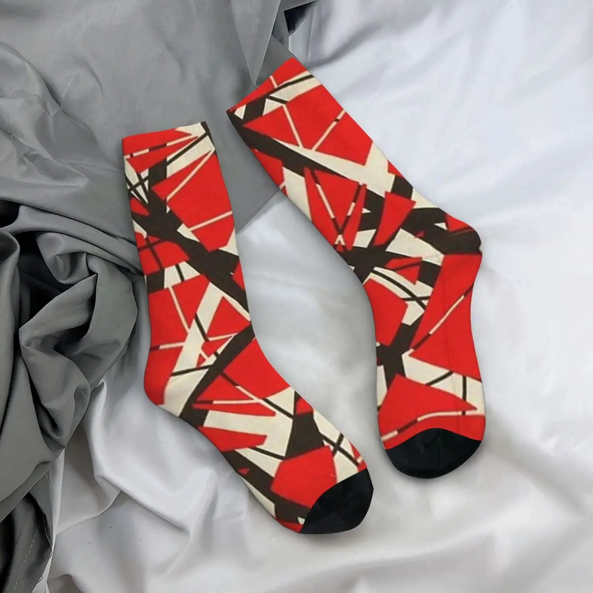 Black Red Beauty Van Halen Unisex Winter Socks Windproof Happy Socks street style Crazy Sock