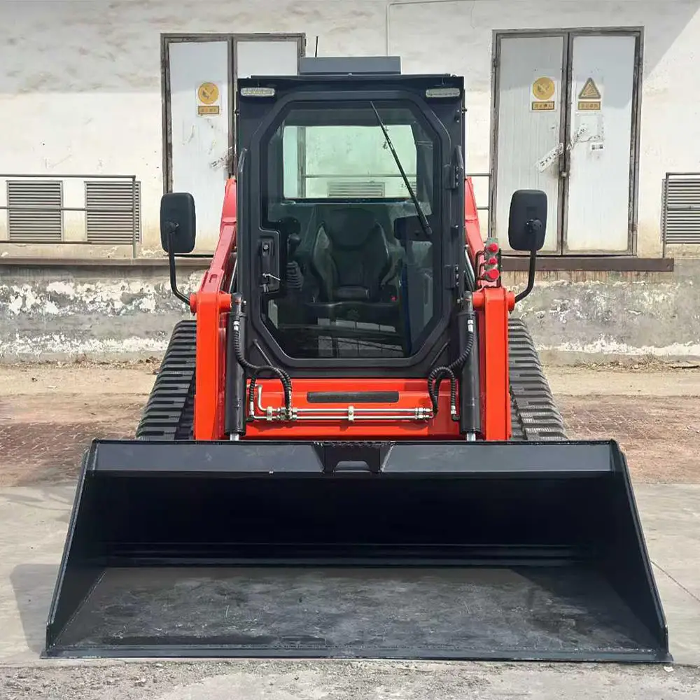 Custom Tracked Skid Steer Loader Front Loader Mini Skid Loaders for Deep Site Cleaning Trenches Earthmoving Operations