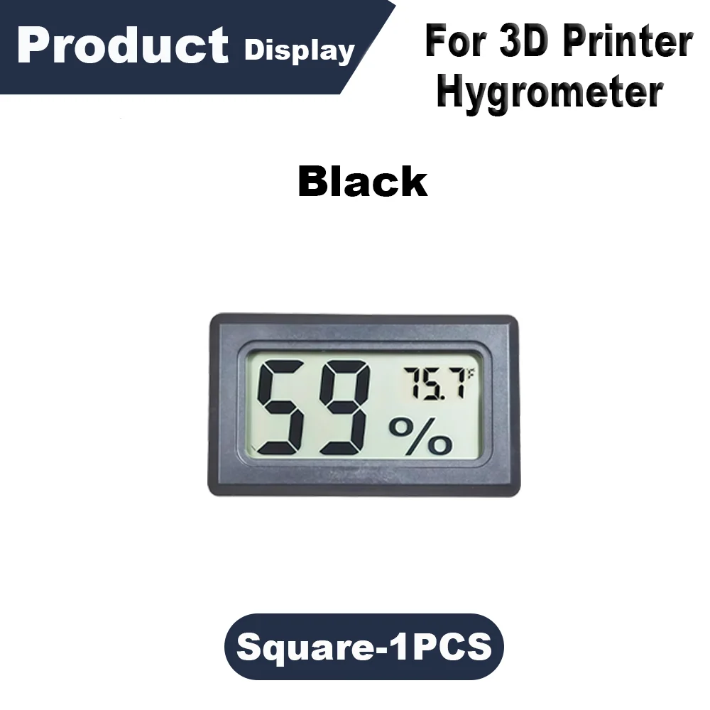 Digitales Temperatur- und Feuchtigkeitsmessgerät mit LCD-Monitor für Bambu Lab X1 P1 AMS – 3D-Drucker Filament-Trockenbox – Detail 9