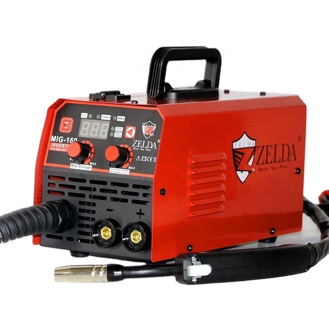 Multifunction 2 in 1 flux core welding machine portable 160a gasless mig welder