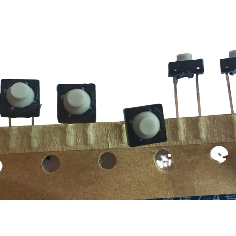 

7pcs/lots Imported Japan ALPS Tactile Keys 8*8*5.5 Conductive Silicone Dust-proof Silent Switch Straight 2-pin SKPDACD010