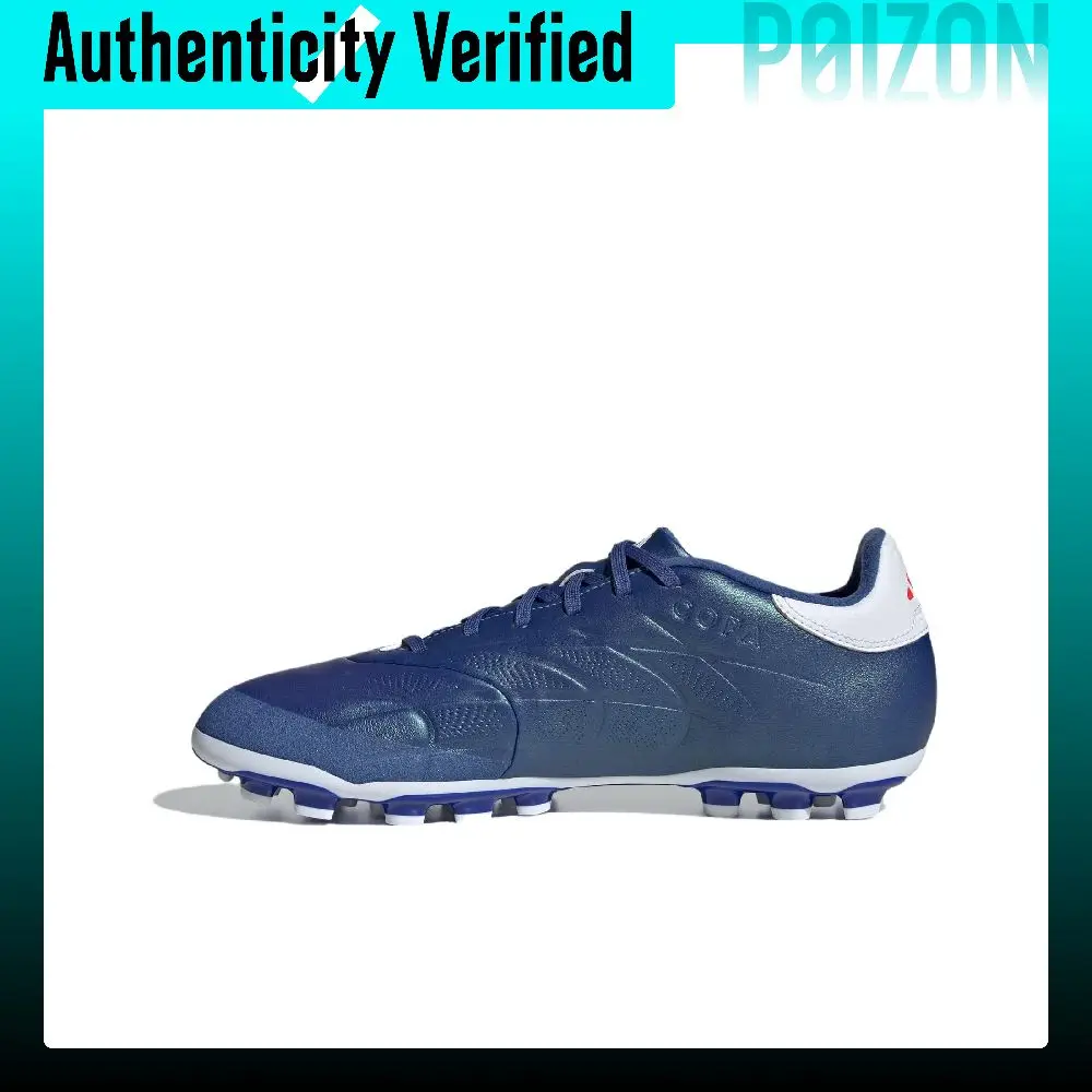 Adidas COPA PURE 2 Soccer Shoes Unisex Low Top Blue With White Lettering ID8664