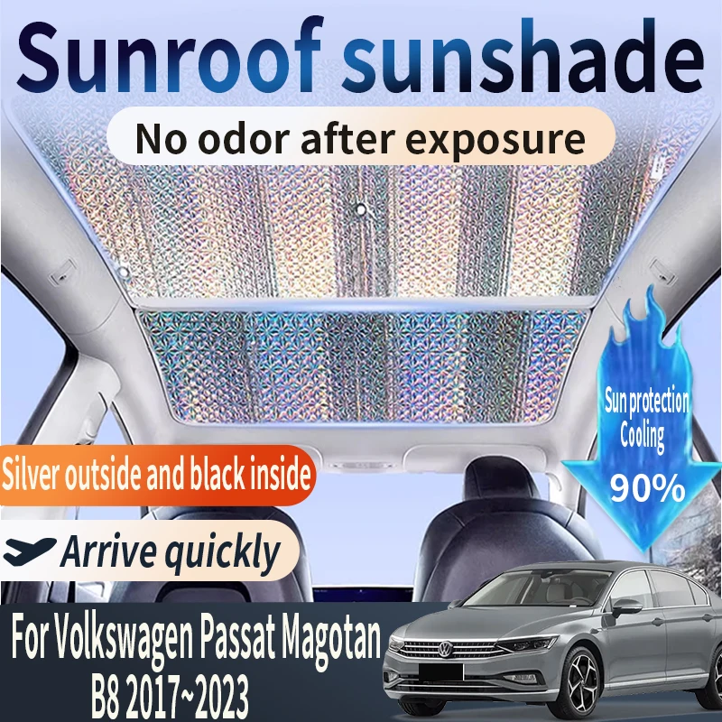 Auto Part For VW Volkswagen Passat Magotan B8 2017~2023 Car Sunroof Sunshade Heat Insulation Sun Protection Cooling Accessories