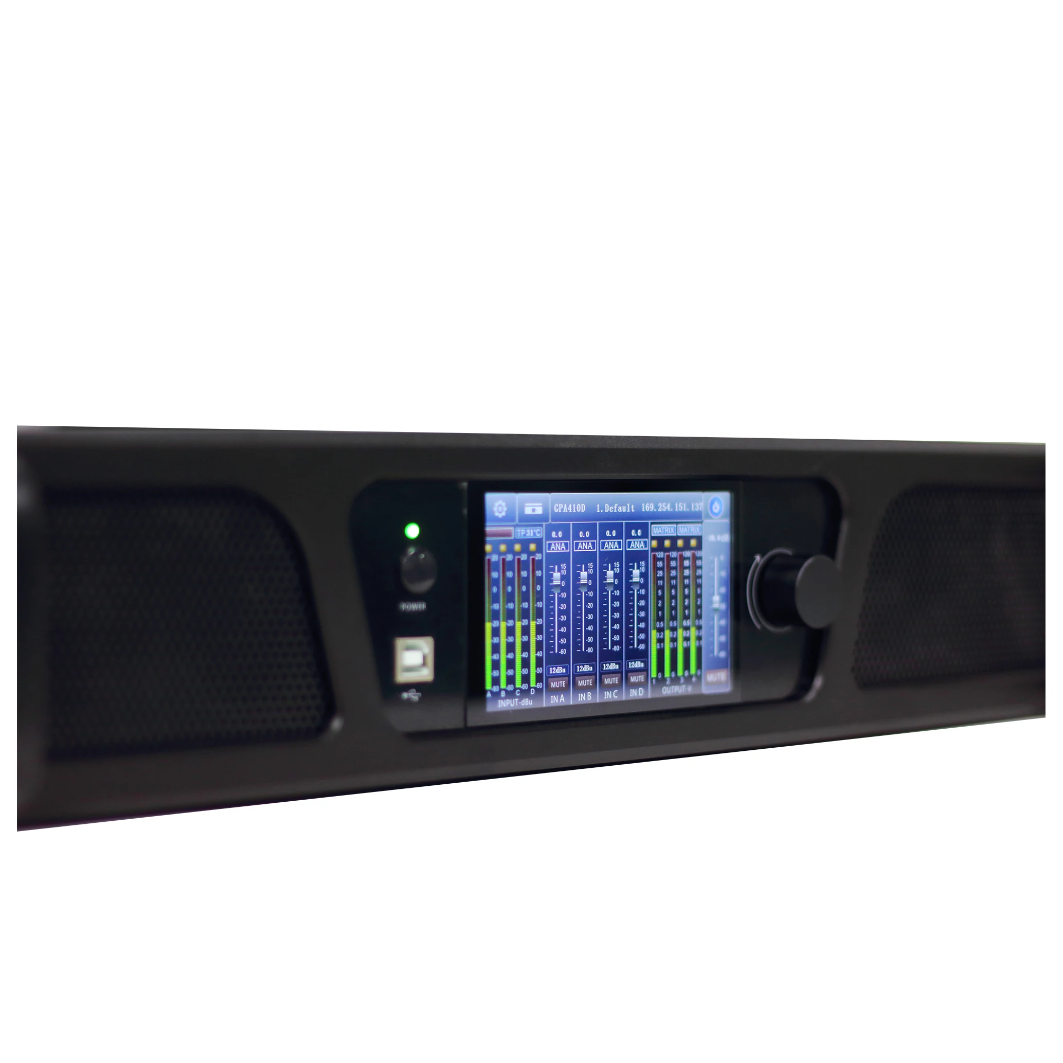 4 Channel DSP     Amplificador De Pantalla 800 Watts Karaoke Professional Power Amplifier With Touch Screen