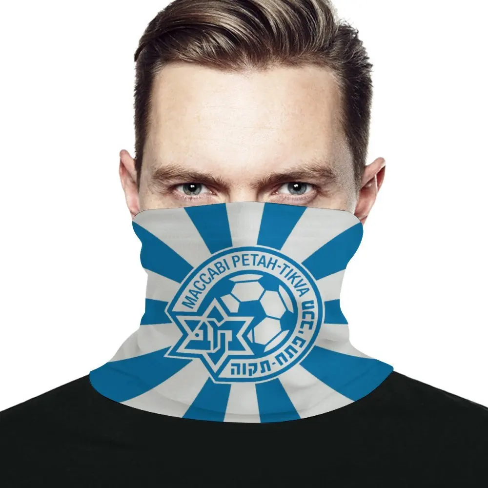 Maccabi Petah Tikva FC Gesichts maske nahtlose Turban Kopf bedeckung Hals warm Outdoor multifunktional