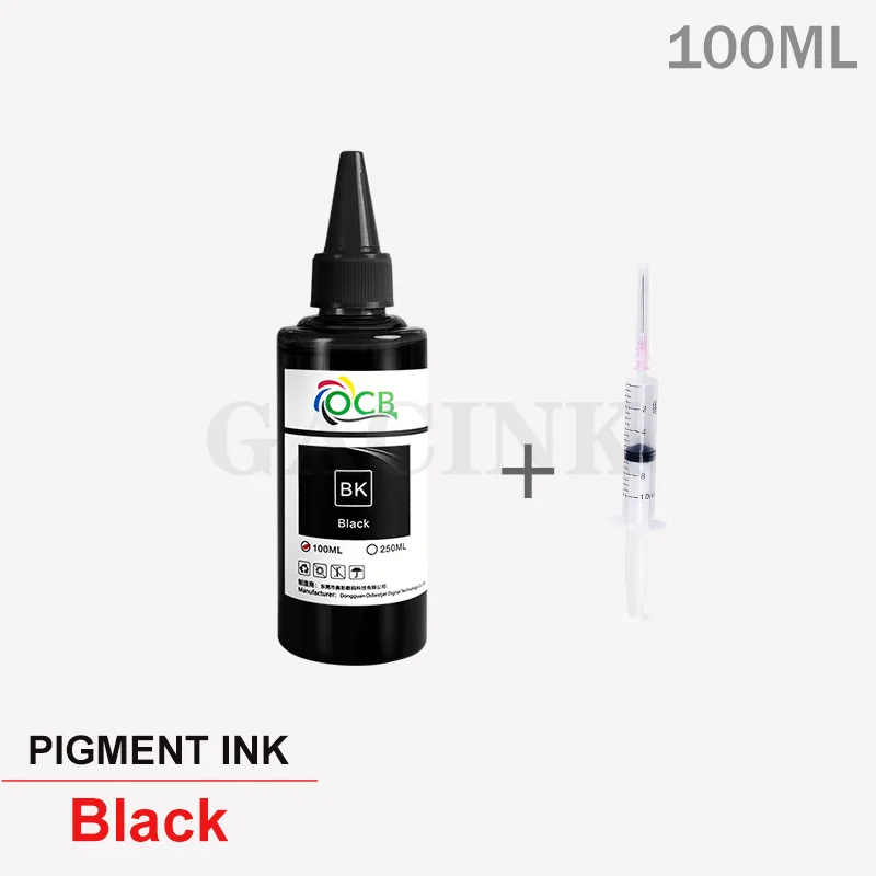 Imagem -02 - Tinta do Pigmento para Canon Pixma Gi490 Gi790 G1010 G1100 G1400 G1900 G2400 G3400 G3411 G4200 G1200 G2200 G2000 G3000 100ml