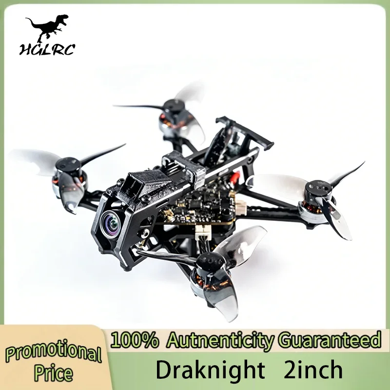 HGLRC Draknight 2inch 91.8mm Toothpick FPV Drone with SPECTER12 ES2-4S AIO 400mW VTX SPECTER 1003 10000KV Motor