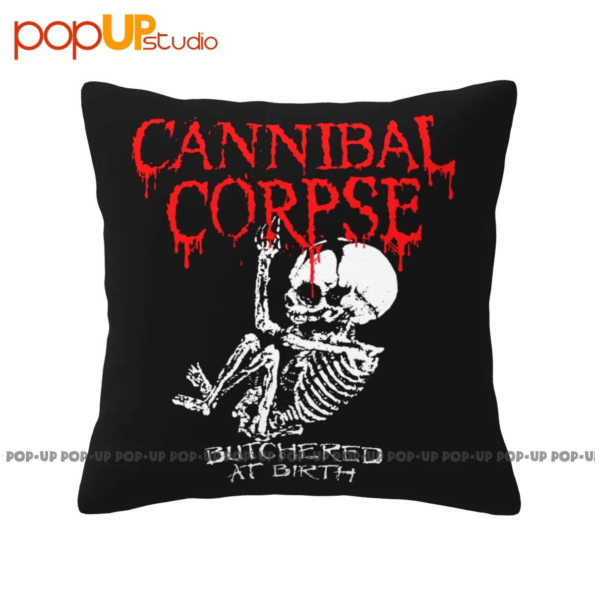 Soft Cannibal Corpse Butchered At Birth Baby Pillowcase Throw Pillow Cover Washable Ultra Soft Anti-Bacterial