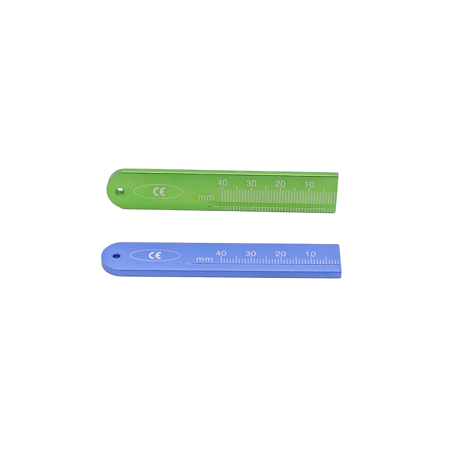 1Pc Aluminium Dental Endo Rulers Span Measure Scale Endodontic Measuring Tape High Quality Colorful Dentistry Instruments