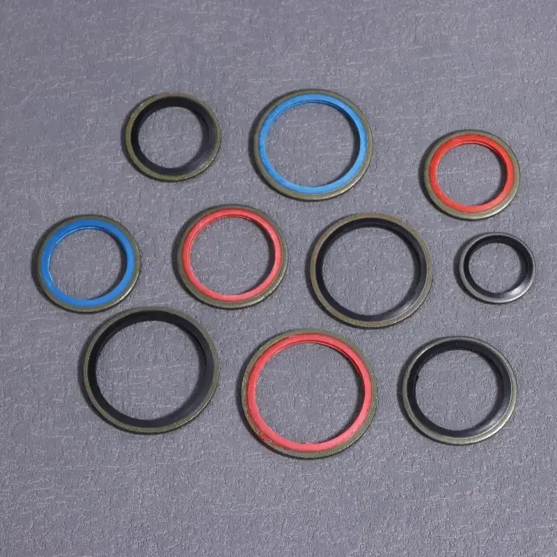 Ölablass-Kombinations-Unterlegscheiben-Dichtungssatz, 100/245-teiliges Dichtungsset M6 M8 M10 M12 M14 M16 M18 M20 M22 M24 M27 M30