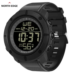 NORTH EDGE Mens Digital Watches Army Military Alarm Sport Stopwatch For Male Waterproof 50M Wristwatch 2022 Relogios