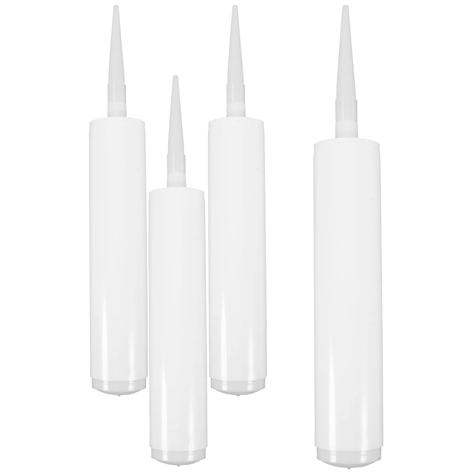 Bouchons de calfeutrage pour tuyau vide, Tubes de brillant à lèvres, outil de remplissage, mastic rechargeable pour la maison, scellants blancs, 4 pièces