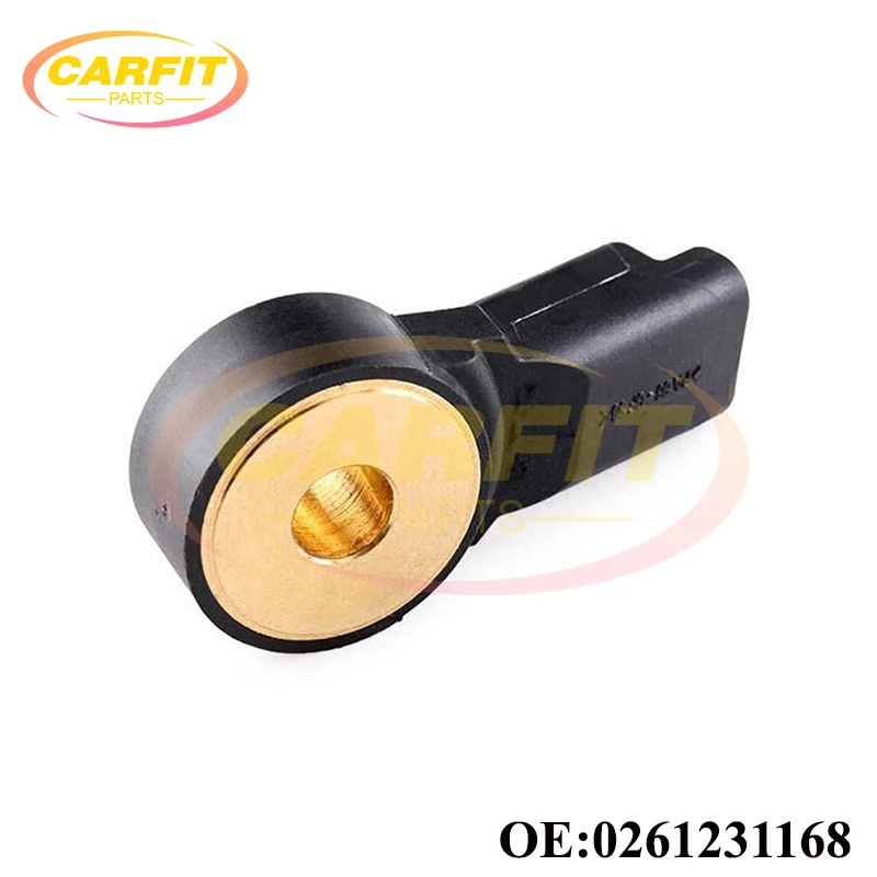 Bmw、oe 0261231168、f20、f21、f30、citroen、berlingo、c2、c3、c4、ds3、fiat、mini cooper、Peugeot 206、207、307、308用のノック内センサー