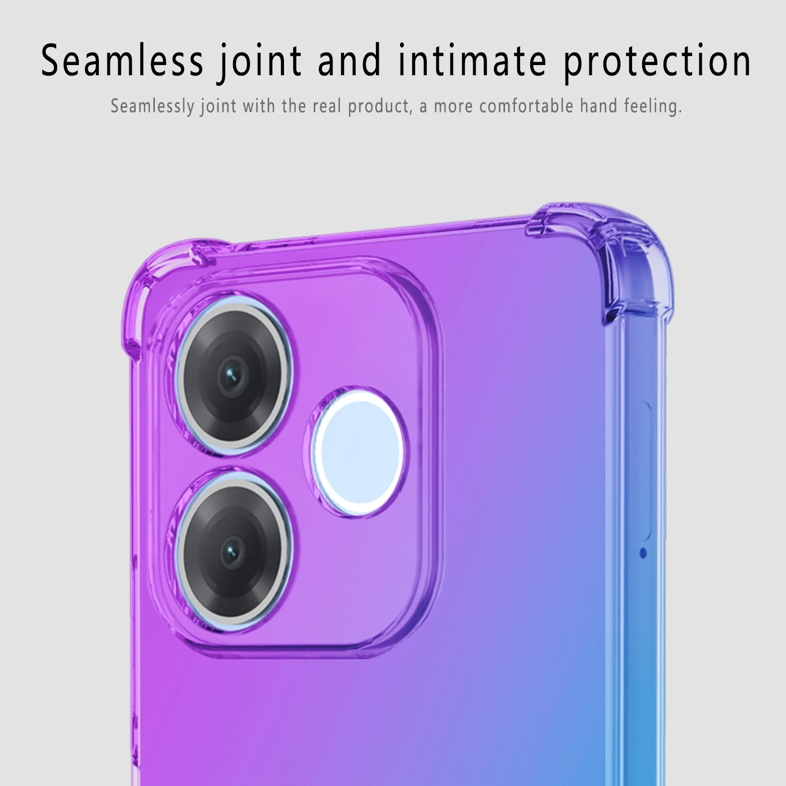 Gradientowa poduszka powietrzna TPU Case dla OPPO A5 Pro 5G 4G Ochronna, odporna na wstrząsy obudowa Fundas Coque Capa