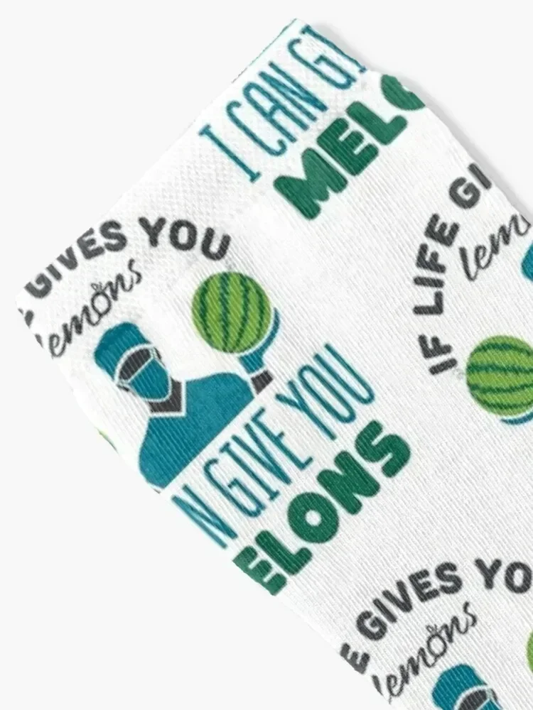 Plastic Surgeon Joke If Life Gives You Lemons I Can Give You Melons Socks Running Christmas floor Socks Men Women's