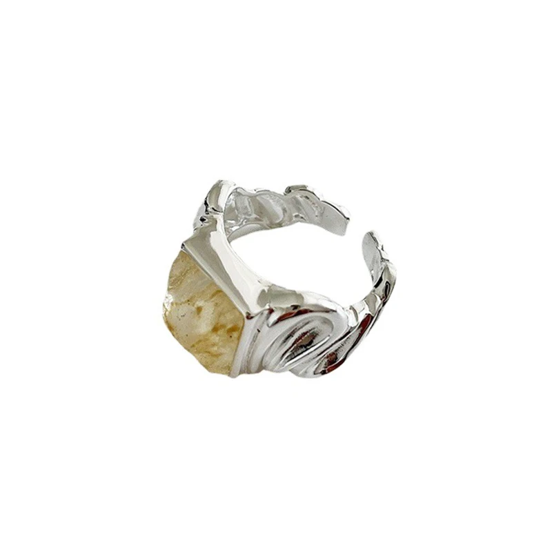 Mewanry V-Shaped Geometric Finger Rings For Women Personality Vintage New Fashion Hip Hop Elegant Unique Engagement Jewelry Gift
