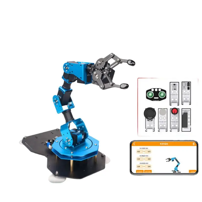 Hiwonder 6-DOF Robotic Arm XArm-ESP32 Open-source Python Programmable Robotic Arm AI Rt Bus Servo Programmable Robot for