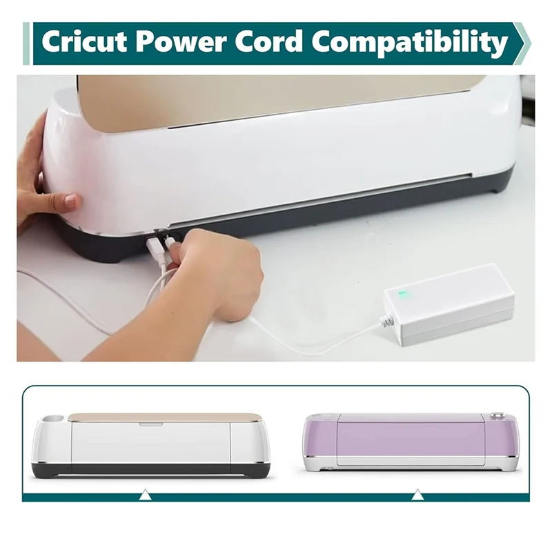 AC88-Power Cord For Circut Explore Air 2 Power Cord/Circut Maker/Circut Expression 2 Replacement Power Cord US Plug