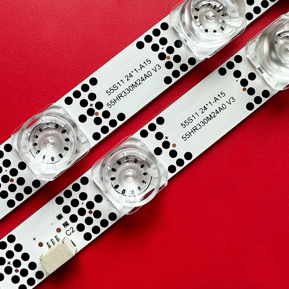 1/5 Sets LED Strips for TCL 55HR330M24A0 55S11-ZX3030A-1X24YH 55P635 55S455 55S451 55S453 55V6EA 55S450G LVU550NDEL 6V 1119MM