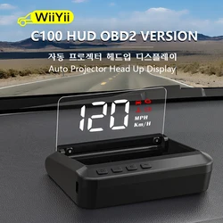 WiiYii C100 OBD2 GPS Car Speed Projector Mirror Driving On-board HUD Head Up Display Computer accessori elettronici per Auto